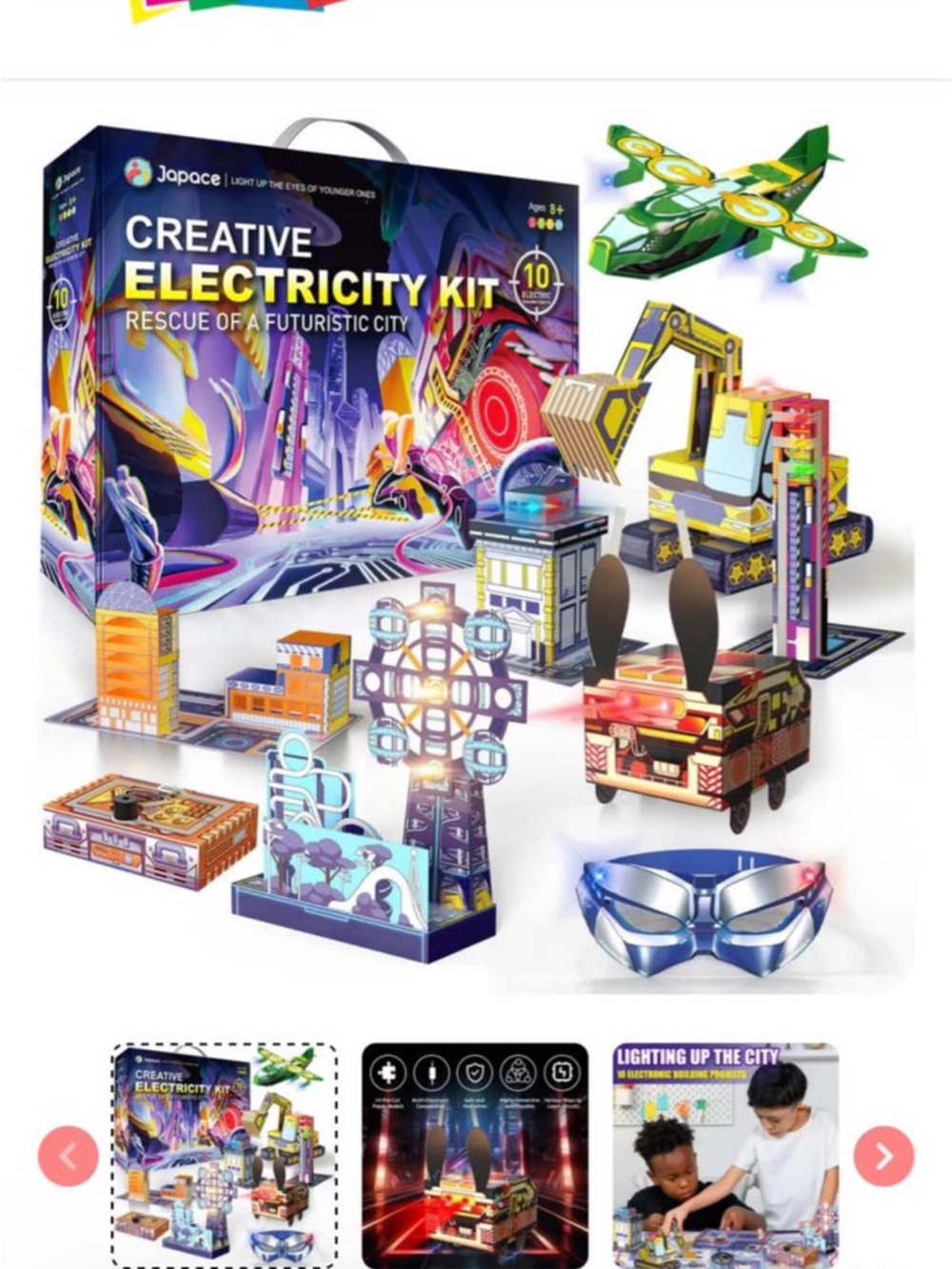Creative Electricity Kit - Blue & Multicolor Educational Electronics Set